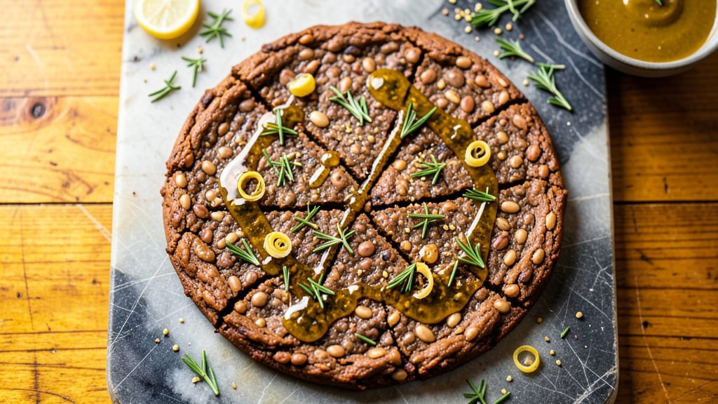 Bean Pizza Crust Recipe: Crunchy Top Over Gooey Bean Rivers