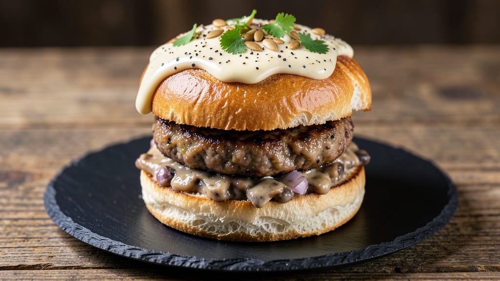 Black Bean and Mushroom Veggie Burger Recipe: Umami-Packed Bites With No Compromises
