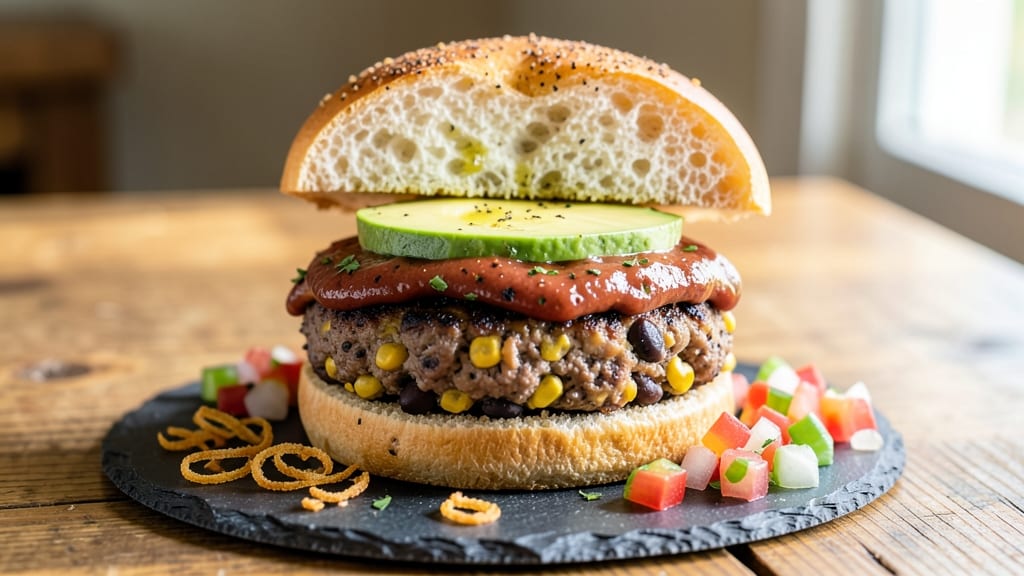 Black Bean and Corn Burgers Recipe: Spiced Veggie Patties With No Dry Bites
