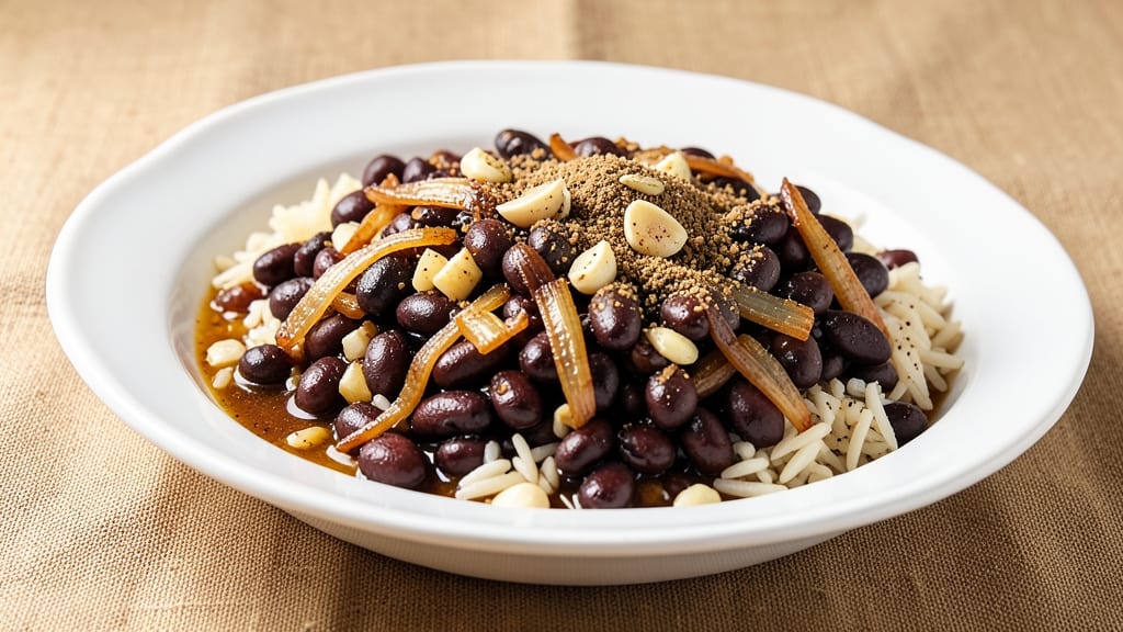 Bean Burrito Filling Recipe: Spiced Black Beans and Rice Fusion