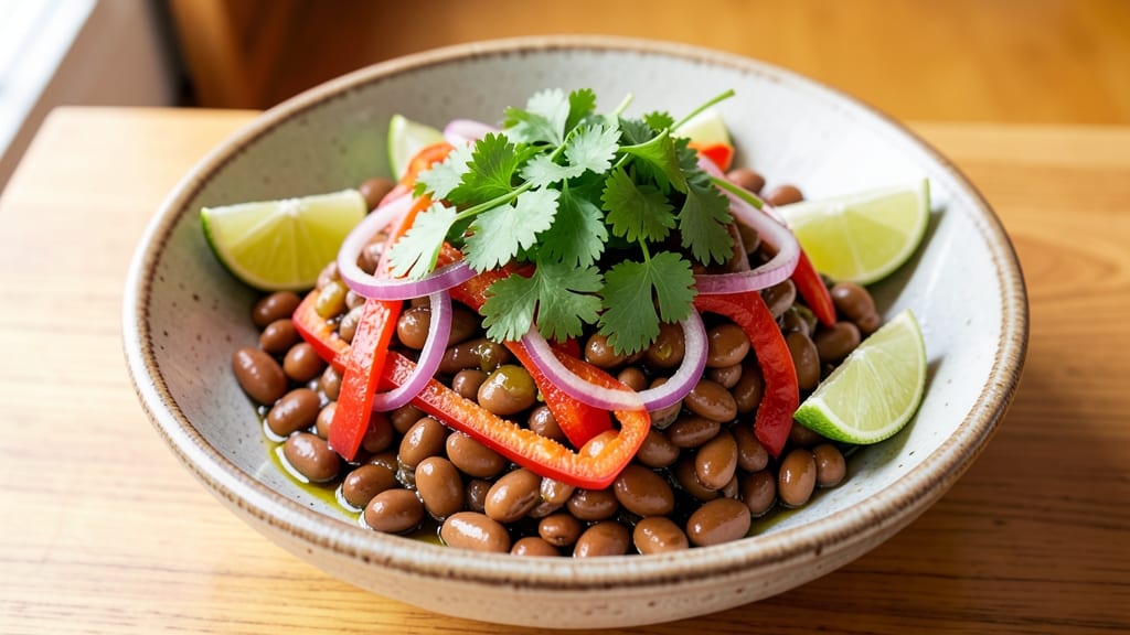 Brown Bean Salad Recipe: Smoky Paprika and Lime Dressed for Brightness