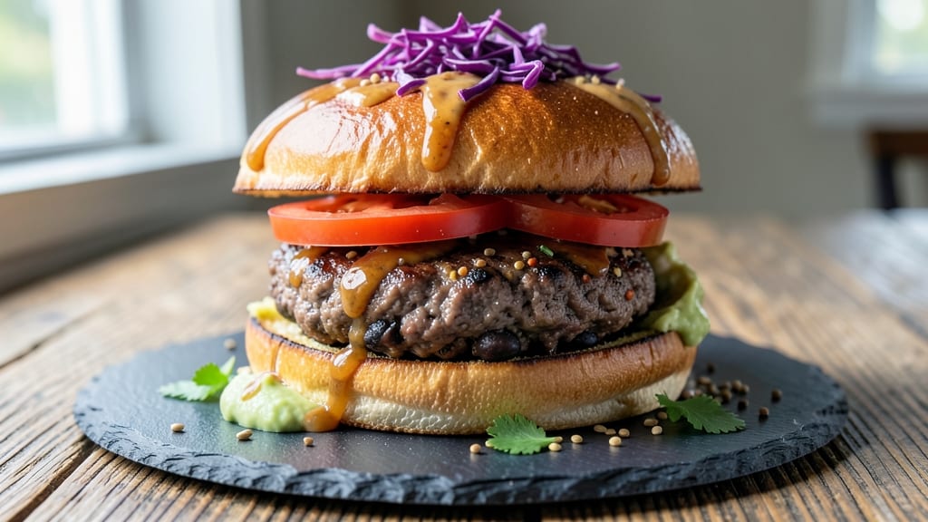 Beef and Black Bean Burgers Recipe: Smoky Spiced Crunch With Plant-Based Protein