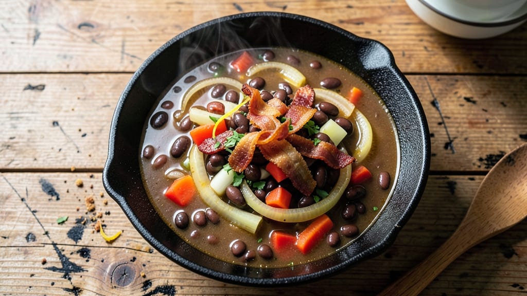 Boston Bean Soup Recipe: Smoky Bacon and Herb-Infused Depth