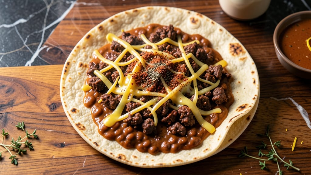 Beef and Refried Bean Quesadillas Recipe: Smoky Cumin-Kissed Crunch and Melty Cheese Rivers