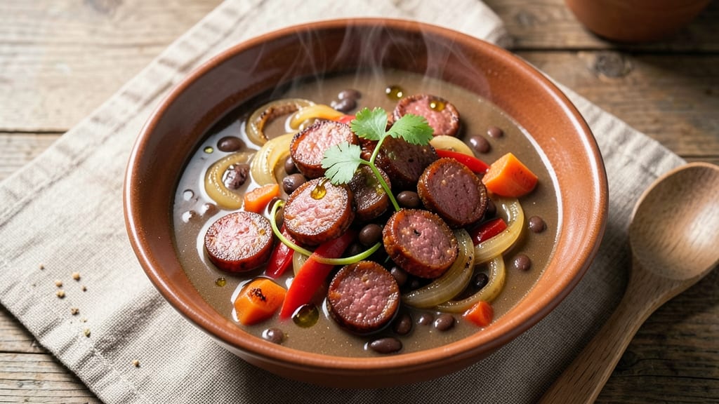 Black Bean Soup Recipe with Meat: Smoky Chorizo and Cumin-Rich Depth