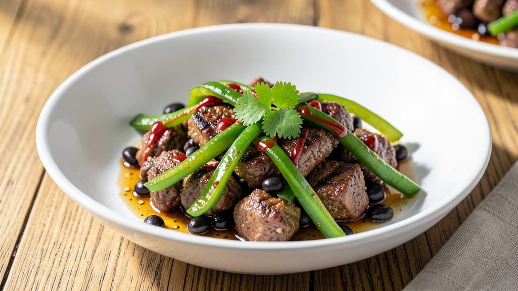 Beef Green Pepper Black Bean Sauce Recipe: Smoky Umami Fusion With Crispy Bell Pepper Bites